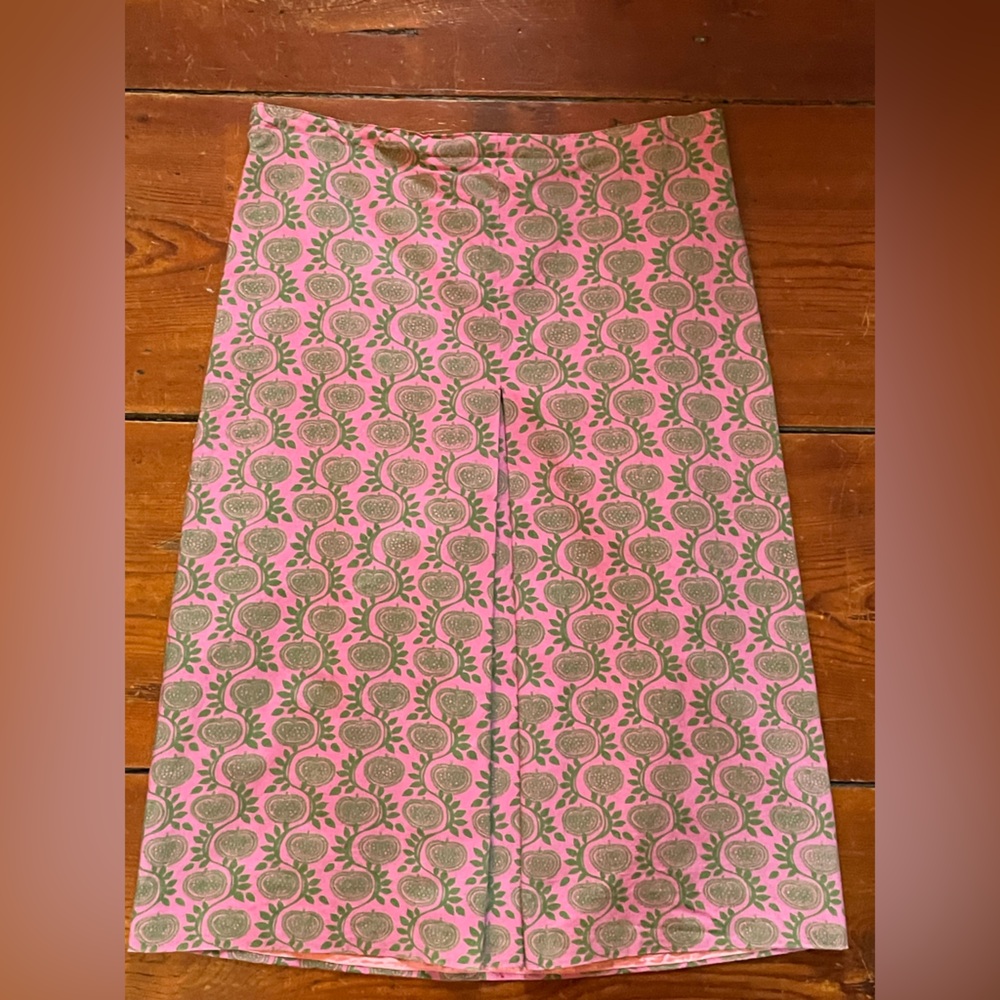 VTG Block Print OOAK Marimekko-style Finnish skirt, small